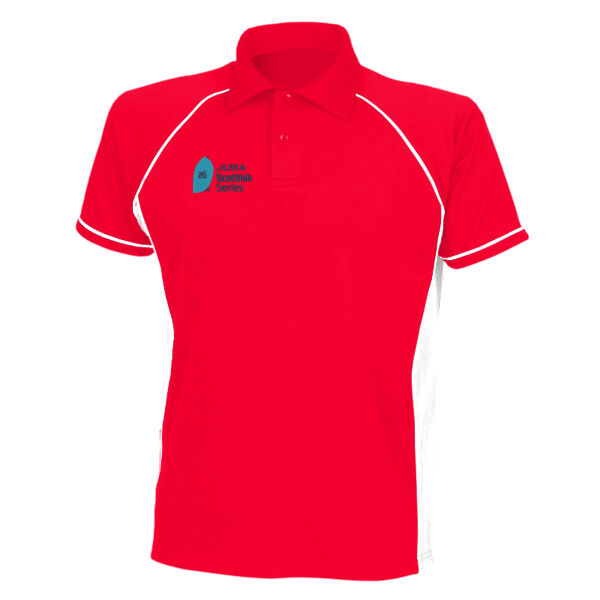 Kids Contrast Pique Polo Shirt Thumbnail